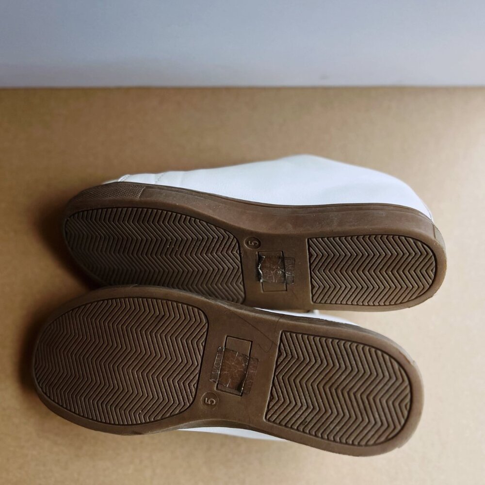 👟 Crewcuts (J.Crew) Kids White Sneakers – Like New - Picture 4 of 4